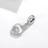 Perles ELESHE 925 STERLING Silver Custom Photo Pendant Charms Friendship Heart Bead Fit Bracelet Original Bracelet Collier Bijoux DIY