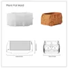 3D Kombi Camper Van Concrete Flower Pott Pot Silicone Mould Vase Vase Planter Mould DIY Crafts 240110