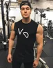 Fitness Gym Kleding singlet canotte bodybuilding Outdoor stringer tank top mannen t-shirt spier jongens mouwloos vest Tanktop6447096