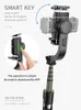 Stativ Gimbal Stabilizer för telefon Automatisk Balance Selfie Stick stativ med Bluetooth -fjärrkontroll för smartphone GoPro Camera Go Pro