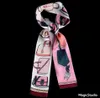 22SS 8Style Brand Desinger Letters Print Bowknot Bags Scarves Accessories Silk Handle Wraps Ljuddämpare Plånbok Purse Handväska Women Bag1152303