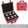 6 Grid ABS Plastic Watch Box Case Tool Portable Tool Portable Affant مع رغوة لتخزين الساعات 240110