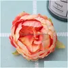 Decorative Flowers Wreaths 20/100 Artificial Silk Peonies Bk Wholesale Peony 10Cm For Home Wedding Pography Backdrop Drop Delivery Dhcsl