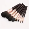 Pincéis 8pcs Ct Conjunto de pincéis de maquiagem Bronzer Powder Sculpt Blush Foundation Brush Eye Blender Smudger Liner Lip Brush Kits de pincéis de maquiagem