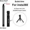 Statieven 1,5 m Koolstofvezel Onzichtbare Selfie Stick Bullet Time Roterende handgreep Statief voor Insta360 Een X2 Een R Gopro Max Accessoires