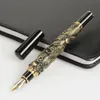 Wysokiej jakości luksusowy Jinhao Dragon Fountain Pen Pen Vintage Ink Pens