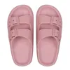 Summer High Quality New Leisure Platform Slippers for Men Women Anti slip Sandals Leather Super Soft Sole Flat Shoes Outdoor Black Pink Beach Slippers