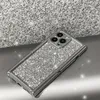 Silver White Stand Glitter Phone Case Suitable for iPhone 15 14 13 11 12 Pro Max Electroplated Lens Protection Back Cover Holder Plating Cases 100pcs