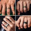 Män kvinnor män silikonringar 7-12 storlek hypoallergen flexibla män bröllop gummiband mat klass silikon finger ring 240111