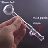 Erkekler Penis ŞEKİL 6inch Renkli Pyrex Cam Yağ Brülör Cam Tüp Sigara Boruları Tobcco Bitki Cam Yağ Tırnakları Su El Borular Sigara Aksesuarları