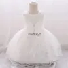 Mädchenkleider Neugeborenes Kleinkind Weißes Taufkleid zum 1. Geburtstag für Baby Mädchen Taufe Spitze Party Hochzeit Prinzessin Kleider ES Abendkleid Vestidovaiduryb