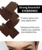 Borstar privat etikett Professional Eyebrow Gel Eyebrow Enhancer Brow Pomade Tint Wholesale Makeup Eyebrow Brown With Brow Brush Tools