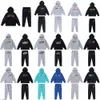 Mens Trapstar Tracksuits tröja byxor Set designer hoodies streetwear tröjor sportdräkt broderi plysch brev dekoration tjocka hoodies män paggphmk