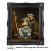 Frames Solid Wood Oil Painting Frame European Vintage Wedding Dress Po 36-Inch Cross-Stitch Bedside