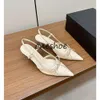 Projektantka wysokiej jakości Kobiety Pumps Wysokie obcasy spiczaste bow siatkowe seksowne sandały luksusowy moda slingback
