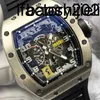 JF Richdsmers Fabrika Superclone Fabrikası Tourbillon En Kalite RM030 İFOWED DALIFIL 18K Platin 12016 Cardcarbon Fiber Sapphir Tablo