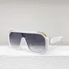 Designer mode solglasögon polykarbonat metall extra stora linser 1165 UV resistenta avancerade solglasögon som kör utomhus strandsolar