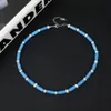 Collier classique de luxe léger, couture de perles d'eau douce naturelles, agate naturelle bleue, bracelet en perles, chaîne de clavicule pour femmes