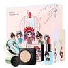 Conjuntos kit de maquiagem delicada batom sombra paleta blush corretivo bb creme cosméticos conjunto completo feminino maquiagem beleza saúde