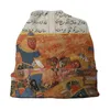 Bérets Perse Perse Mince Skullies Bonnets Casquettes Shahnameh Miniature Histoire Chapeau Sport Sport Bonnet Chapeaux Pour Hommes Femmes