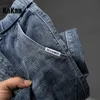 Men's Shorts Kakan European and American Simple Blue Loose Split Straight Denim Shorts New Summer Junior Denim Shorts Men's K023-860 YQ240111