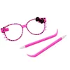 15Pcs Creative Glasses Bow Ballpoint Pen Stationery School Office Supplies Cute Kids Gift Blue Ink 240110