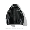 Varsity Jacket Men Thin Bomber Jacket Jaqueta Masculina Hip Hop Patchwork Jackets Men Harajuku Color Block Windbreaker Coats 240111