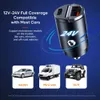 Chargers Rock 30w Usb Type C Car Charger for Iphone 14 Pro Max Qc3.0 Pd3.0 Mini Metal Dual Usb Fast Charging Adapter for Xiaomi Samsung