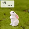 Other Arts And Crafts Naughty Rabbit Micro Landscape Resin Animal Diy Decoration Zodiac White Gift Family Accessories Drop Delivery Ot1Ub
