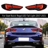 Bil Taillight Assembly Dynamic Streamer Turn Signal Indicator för Opel Buick Regal LED TAIL LIGHT 17-21 Broms Omvänd parkeringsljus