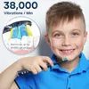 Brosse à dents SeaGo Kids Electric Brosse à dents pendant 6 + années 5 Modes RECHARAGE IPIX7 POWERSHER POWER SONIC BRUSHE DE TEMPLACE SG2303