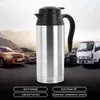 Water Bottles 12/24V Car Electric Kettle Automatic Shut Off 750ml Boiler Quick Boiling Pot Heated Heating Travel Cup