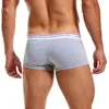 Underpants Brand Male Underwear Panties Comfortable Cotton Durable Soft Solid Color 1 Pcs Black/Gray/Blue/Pink