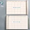 Student Checkin Planner Notepad Time Management Task List Daily School Notebooks Calendar Study Stationery Office Weekly Plan 240111