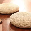 Mats 30/40/45/50cm Round Natural Weave Straw Handmade Pillow Floor Yoga Seat Mat Thickening Chair Tatami Meditation Window Cushion