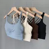 LL Lemons Sports Longline Ribbed Bras Bras Средняя поддержка B-D Cups йога Bra Bra Jogger Tops Высокопотребованные спортивные штаны.