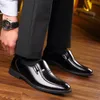 Lyxföretag oxford läderskor män andas gummi formella klänningsskor manliga kontor bröllop lägenheter skor mocassin 240110
