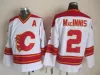 Männer 12 Jarome Iginla Trikot Calgary Flames 2 Al MacInnis 9 Lanny McDonald 10 Roberts Vintage CCM genähte Hockeytrikots 14 Fleury