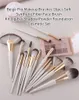 ZOREYA Makeup Brushes Set 16Pcs Powder Foundation Eyelash Large Fan Eye Shadow Make Up Brush Beauty Cosmetic Tool 240111