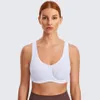 SYROKAN Sportbeha Dames Max Control Hoge ondersteuning Grote maten Beugel Gym Fitness Tops Activewear Beathable Yoga Curve-ondergoed 240110