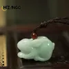 Kolyeler doğal bir mal jadeite Çin üç boyutlu zodyak kolye mücevherleri moda ccessories el işçili erkek kadın hediyeler