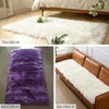 Soggiorno Tappeto in pelliccia Peluche Morbida pelle di pecora Tappetini Modern Home Decor Coperte per camera da letto Imitazione lana Pad Tappeti bianchi Zerbino 240111