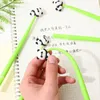 Dessin animé doux rouge Rose mignon Panda Gel stylo décompression Swing stylo étudiant créativité fournitures de bureau cadeau de fête pas de boîte de papier d'affichage