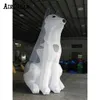 6mH 20ft groothandel Hoge Kwaliteit leuke 10/13/20ft opblaasbare husky hond model ballon voor Kerst decoratie evenement