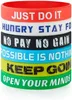 Armbanden Ecgift Sw008 10 stuks bedrukte siliconen armband gepersonaliseerde polsband aangepaste naam Bangle team baller sport partij verjaardagscadeaus