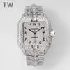 TW Montre de Luxe Babysbreath Diamond Watch 40mm 2824 자동 기계식 이동 남성 감시 손목 시계 relojes