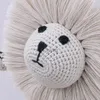 Andere kunsten en ambachten 11 inch gehaakte leeuw knuffel zacht gebreid speelgoed kamer decoratie emotie sussen voor baby kantoor ornament tas decors YQ240111