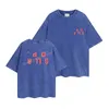 Erkek Tasarımcı Gallerie T-Shirt Lüks Marka Vintage Retro Yıkalı Tişörtler Erkekler Kadın Kısa Kollu Yaz Nedensel Tees Hip Hop Street Giyim Üstleri Şort Giyim D-11