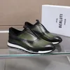 2024 Berluti Sapatos esportivos masculinos tênis de luxo de alta qualidade formadores feitos à mão sapatos de treinamento casual tackie moda confortável sapatos de caminhada couro genuíno