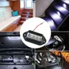 New 6 LED Car License Number Plate Lights Waterproof 12-24V Universal Truck RV Trailer Tail License Plate White Side Lamp Bulbs
